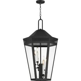 30598clbk Maxim Lighting Oxford 6 Light 17 Inch Black Outdoor Pendant