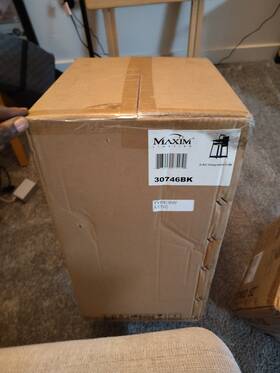 30746bk Maxim Lighting Pagoda Large Led 2 Light Outdoor Sconce Black -