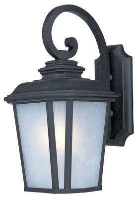 3344wfbo Maxim Lighting Radcliffe 1 Light 17 Inch Black Oxide Outdoor Wall Mount