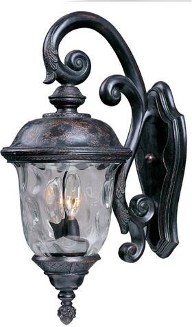 3497wgob Maxim Lighting Carriage House Dc Outdoor Wall Light Oriental Bronze