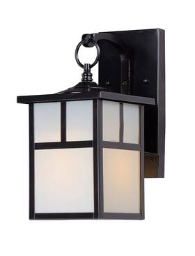 4053wtbk Maxim Lighting Coldwater Outdoor Wall Lantern In Black