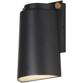 42122bkab Maxim Lighting Rivet Outdoor Wall Light Black And Antique Brass