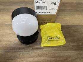 51116ftbk Maxim Lighting Michelle 5 Inch Tall Led Outdoor Wall Sconce - Black