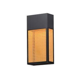 54804rabk Maxim Lighting Lattice Led Outdoor Wall Sconce Light Fixture - Rattan Black O