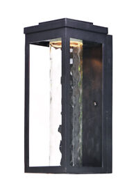 55904wgbk Maxim Lighting Salon Led Outdoor Wall Light Black