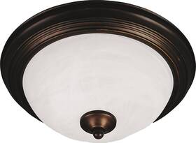5842mroi Maxim Lighting Oil Rubbed Bronze Essentials 3-light Flush Mount