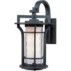 65784wgbo Maxim Lighting Oakville Led E26 Outdoor Wall Light Black Oxide