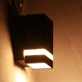 86128abz Maxim Lighting Lightray Outdoor Wall Light Led In Architectural Bronze