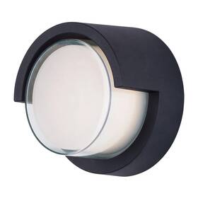 86162bk Maxim Lighting Led Outdoor Wall Sconce Eyebrow Black