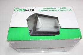 Wp-op50u-50b Maxlite 767627945182 Wall Max Led Open Face Pack 50 W 120-277v 5000k Bronze
