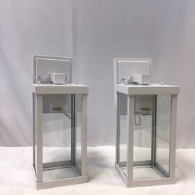 Nc-ws02-wht-2n Maxvolador Outdoor Wall Sconce Exterior Waterproof Lantern Light Fixtures
