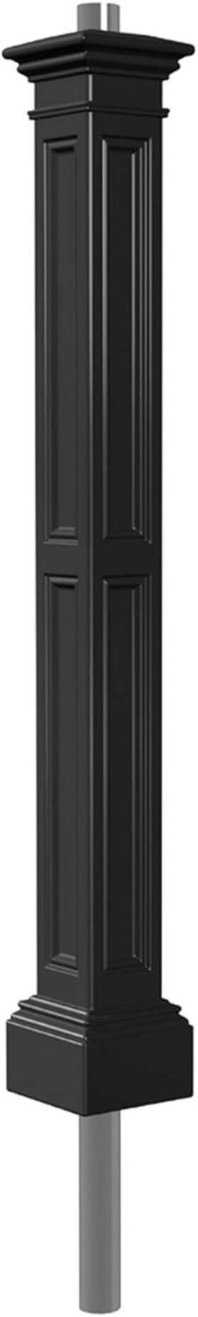 5836-bk Mayne Liberty Lamp Post 89 Inch Steel Ground Black
