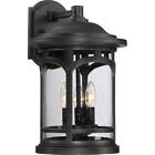 Mbh8411k Quoizel Marblehead Mystic Black Outdoor Wall Lantern 611728245095