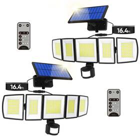 Ly-mdcsl-dwt-yk-ft-b-2p-us2 Mdcmdcm Solar Motion Lights Outdoor - With 16.4ft Cable 3000lm Ultra-bright Led Secu Ly-mdcsl-dwt-yk-ft-b-2p-us2 Mdcmdcm Solar Motion Lights Outdoor - With 16.4ft Cable 3000lm Ultra-bright Led Secu