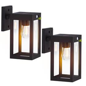 Mfd008 Mdenlt 2 Pack Solar Porch Lights Outdoor Wall With 3 Lighting Modes&mot Mfd008 Mdenlt 2 Pack Solar Porch Lights Outdoor Wall With 3 Lighting Modes&mot