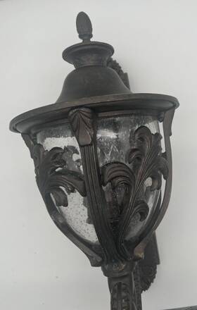 Tc355033 Melissa Lighting Pat Brz/seedy Medium Size Bronze Seeded Glass Wall Tc355033 Melissa Lighting Pat Brz/seedy Medium Size Bronze Seeded Glass Wall