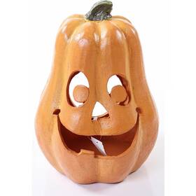 Merrily 313102176147 14 Inch H X 10.5 In Dia Jack-o-lantern Light Orange