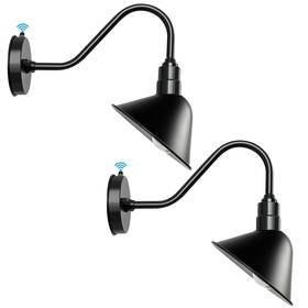 8-0001 Metojia Gooseneck-barn Sign-light Outdoor-store Fixture - 8 Inch Dome Angle Shade Sma