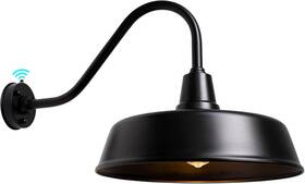 He-a10 Metojia Gooseneck Barn-lights Outdoor Fixture - 18 Inch Farm Style Black Large Lighting