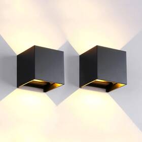 Ip65 Mille Lucciole 794832737950 2 Pack Led Outdoor Wall Lights Exterior/interior Up And Down Wat Ip65 Mille Lucciole 794832737950 2 Pack Led Outdoor Wall Lights Exterior/interior Up And Down Wat