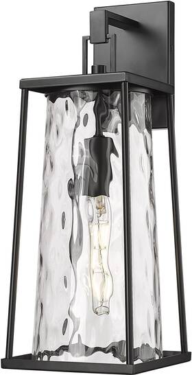 10611-pbk Millennium Lighting 10611 Dutton 20 Inch Tall Outdoor Wall Sconce - Black