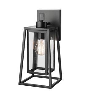 198401-pbk Millennium Lighting 198401 Denzell 14 Inch Tall Outdoor Wall Sconce - Black