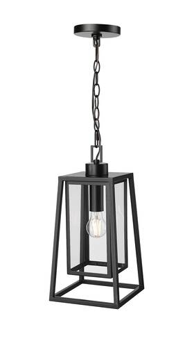 198602-pbk Millennium Lighting 198602 Denzell 9 Inch W Outdoor Mini Pendant - Black