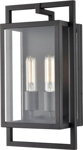 270002-tbk Millennium Lighting 270002 Agatha 2 Light 16 Inch Tall Outdoor Wall - Black 270002-tbk Millennium Lighting 270002 Agatha 2 Light 16 Inch Tall Outdoor Wall - Black