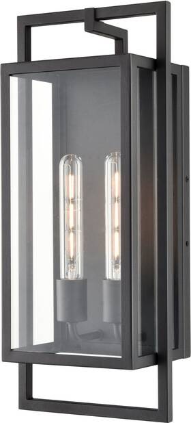 270102-tbk Millennium Lighting 270102 Agatha 2 Light 20 Inch Tall Outdoor Wall - Black 270102-tbk Millennium Lighting 270102 Agatha 2 Light 20 Inch Tall Outdoor Wall - Black