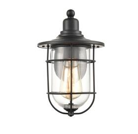 Sconce-11 Millennium Lighting 2911-pbk - 1 Light Outdoor Wall Inch Tall And 7