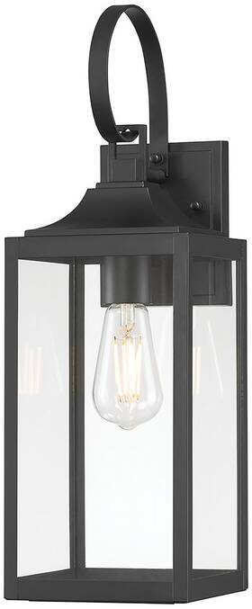 402101-pbk Millennium Lighting 402101 Halston 19 Inch Tall Outdoor Wall Sconce - Black 402101-pbk Millennium Lighting 402101 Halston 19 Inch Tall Outdoor Wall Sconce - Black
