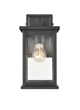 Sconce-11.38 Millennium Lighting 4101-pbk - Bowton 1 Light Outdoor Wall Inch Tall And