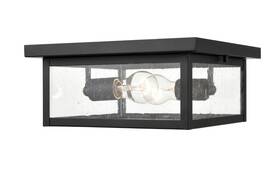 Mount-5.25 Millennium Lighting 4122-pbk - Evanton 2 Light Outdoor Flush Inches Tall And