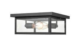 4202-pbk Millennium Lighting Evanton 2-light Outdoor Ceiling Light In Powder Coat Black 4202-pbk Millennium Lighting Evanton 2-light Outdoor Ceiling Light In Powder Coat Black