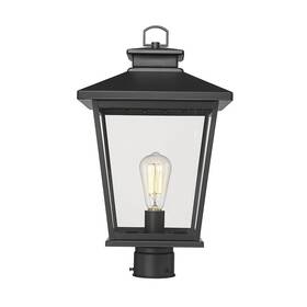 Lantern-19.1 Millennium Lighting 4723-pbk - Bellman 1 Light Outdoor Post Inches Tall