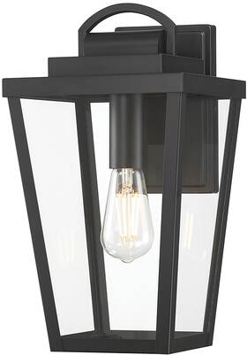 68201-pbk Millennium Lighting 68201 Brenwick 15 Inch Tall Outdoor Wall Sconce - Black