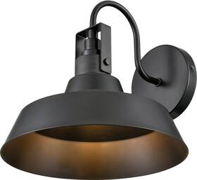 71101-pbk Millennium Lighting 71101 Axell 10 Inch Tall Outdoor Wall Sconce - Black