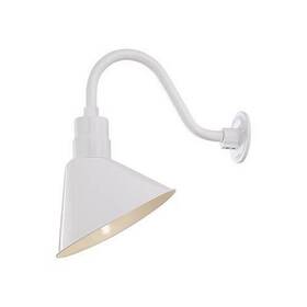 Mount-12.5 Millennium Lighting Ras12-wh - R Series 1 Light Outdoor Wall Inches Tall And