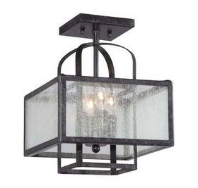 4876-283 Minka-lavery Camden Square 4 Light Semi Flush Aged Charcoal 4876-283 Minka-lavery Camden Square 4 Light Semi Flush Aged Charcoal