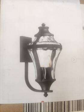 72563-66 Minka-lavery Libre Collection 4-light Black Outdoor Wall Lantern Sconce Glass