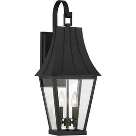 72782-66g Minka-lavery Chateau Grande Outdoor Wall Light Coal/gold