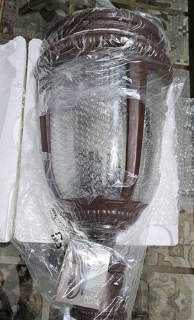 8916-91 Minka-lavery Exterior 3-light Post Mount Rust 25 Inch Tall Lovely Nib