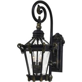 8931-95 Minka-lavery Stratford Hall Outdoor Wall Light Heritage/gold