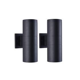 W000035220102 Mirrea Modern Outdoor Porch Light Patio In 2 Lights With Aluminum Cylinder And
