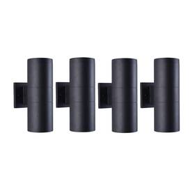 Wcb110812002b00 Mirrea Modern Outdoor Porch Light Patio In 2 Lights With Matte Black Aluminum