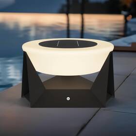 Mod032-bk-m-so-ww Mod Lighting Skye Solar Decorative Deck / Fence Light Outdoor Waterproof Medium - 11 Inch X 6