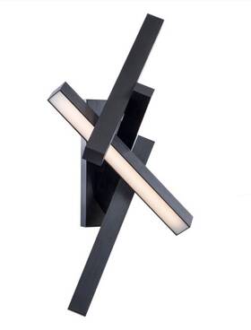 Ws-64832-bk Modern Forms Chaos Wall Sconce Or Flush Mount 32 Inch Black