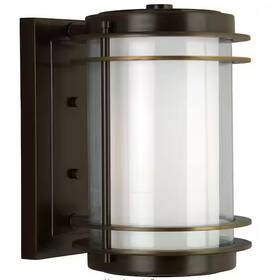 Ws-w1718-bk Modern Forms Indio 12-in 1-light 11-watt Black Integrated Led Exterior Wall Sconce