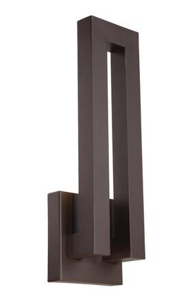 Ws-w1718-bz Modern Forms Forq Outdoor Wall Sconce Bronze 3000k