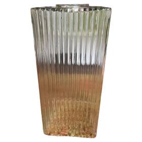 2352-1h Monkfish Outdoor Pendant Light Glass Shade Ribbed Clear Weatherproof